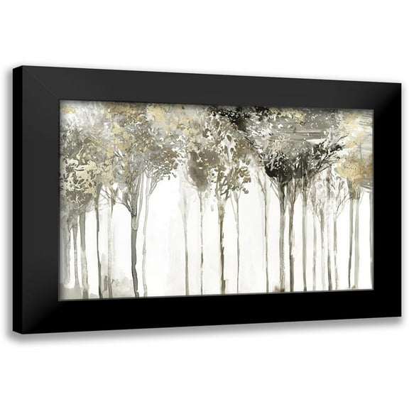 Pearce, Allison 14x10 Black Modern Framed Museum Art Print Titled - Golden Forest Lookout