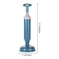 thumbnail image 5 of Sylvtty High Pressure Silicone Toilet Plunger Pump Anti-Clogging Drain Cleaners Powerful Suction Cup Telescopic Handle Toilet Clog Remover, 5 of 6