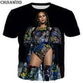 thumbnail image 1 of Nueva camiseta de hip hop para hombres/mujeres cantante Beyonce 3D camisetas impresas casual estilo Harajuku camiseta streetwear tops, 1 of 4