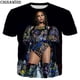 thumbnail image 1 of Nueva camiseta de hip hop para hombres/mujeres cantante Beyonce 3D camisetas impresas casual estilo Harajuku camiseta streetwear tops, 1 of 4