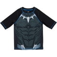 thumbnail image 2 of Marvel Avengers Black Panther Toddler Boys Rash Guard and Swim Trunks Outfit Set Toddler to Big Kid, 2 of 5