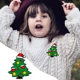 thumbnail image 2 of Christmas Brooch Cute Cartoon Christmas Tree Badge, 2 of 7