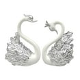 thumbnail image 2 of 2pcs Swan Ornaments Pair of Swan Figurines Car Dashboard Statues Decorative Sculptures for Home Wedding ,, 2 of 6