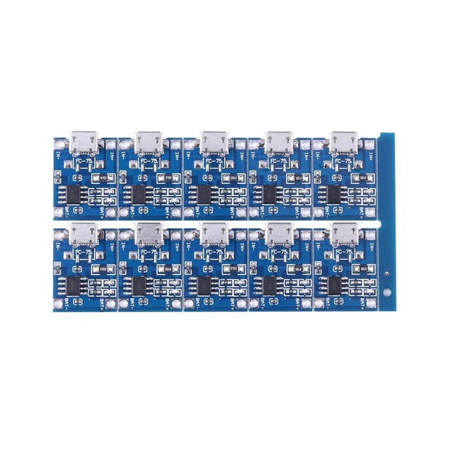 DQrwqpou 10 Uds 5V Mini USB 1A TP4056 Placa Carga Batería Litio Cargador Mo