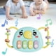 thumbnail image 4 of Juguetes musicales de desarrollo, sonajeros, juguetes, multiusos para niñas y piano azul CUTICAT Sonajero de campanillas, 4 of 8