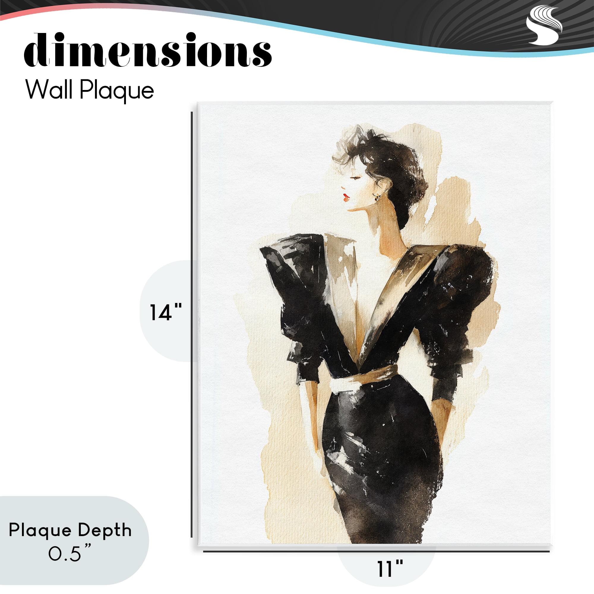 Stupell Industries Timeless Velvet Attitude Wall Plaque Art, design by Svetlana Aleynikova