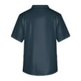 thumbnail image 3 of ADSSDQ Scrub Tops for Mens Soild/Gradient Color Plus Size V-Ncek Short Sleeve Comfort Workwear Shirt with 3 Pocket Navy 2XL, 3 of 3