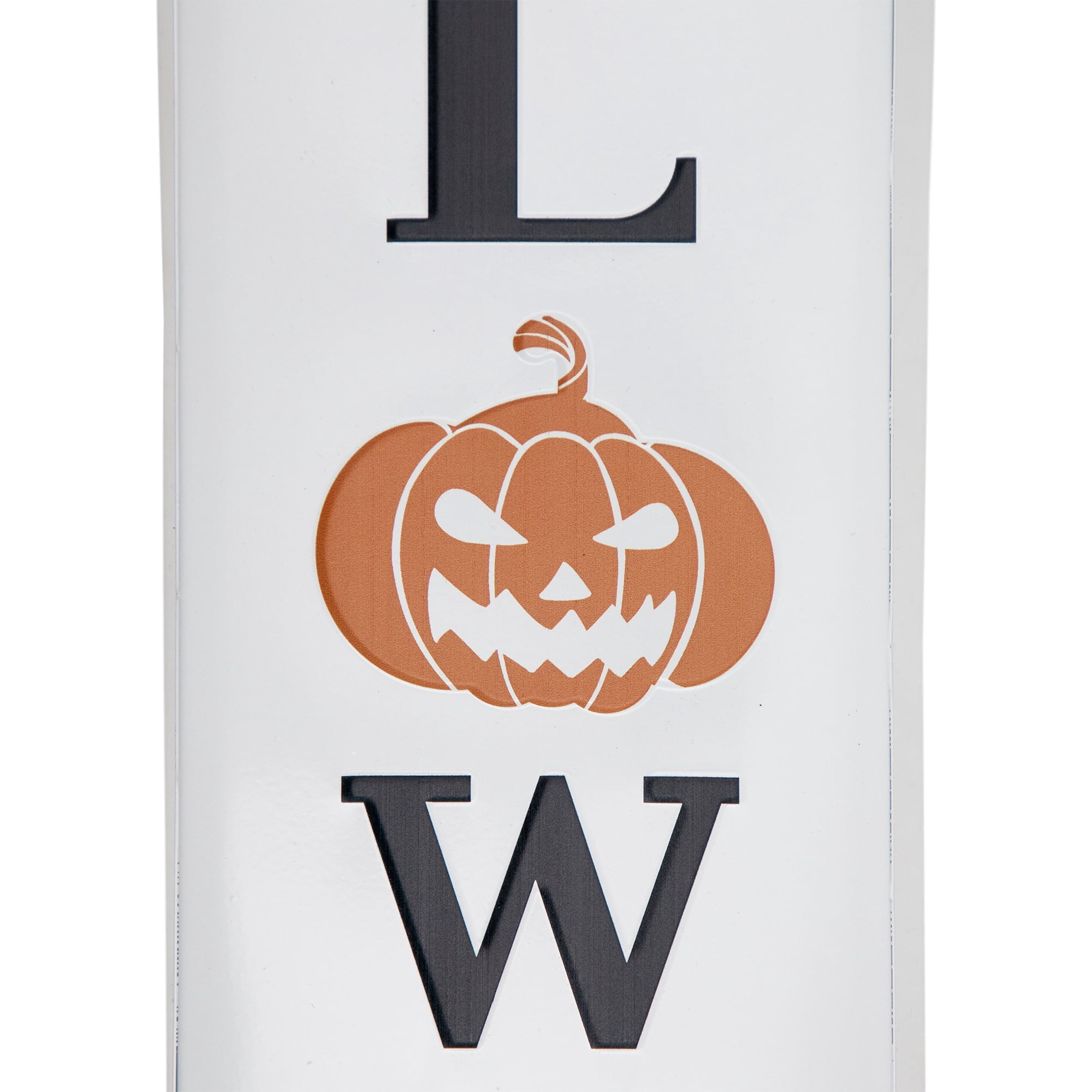 Northlight Happy Halloween Metal Porch Board Sign - 31.5"