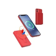 MyCharge Portable Wireless Magnetic Power Bank | Color: Red