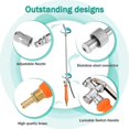 thumbnail image 3 of Stainless Steel Sprayer Wand,1/4in&3/8in Brass Barb Sprayer Wand Replacement,29in Sprayer Wand+ Shut, 3 of 5