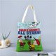 thumbnail image 2 of Charlie Brown's All-Stars Bolso de tela con estampado de lienzo para mujer, bolsa de compras reutilizable y estética, con cremallera interior, regalo para mujer,40*45cm., 2 of 6