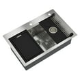 thumbnail image 5 of CASAINC Handmade All-in-One Topmount Drop-In Stainless Steel 33 in. x 22 in. Single Bowl Kitchen Sink, 5 of 8