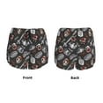 thumbnail image 5 of Lsque Japanese Sushi Hashi Printed Women's Running Shorts with Liner Pockets,Elastic Quick Dry Workout Athletic Gym Yoga Shorts,Womens High Waist Shorts-Large, 5 of 9