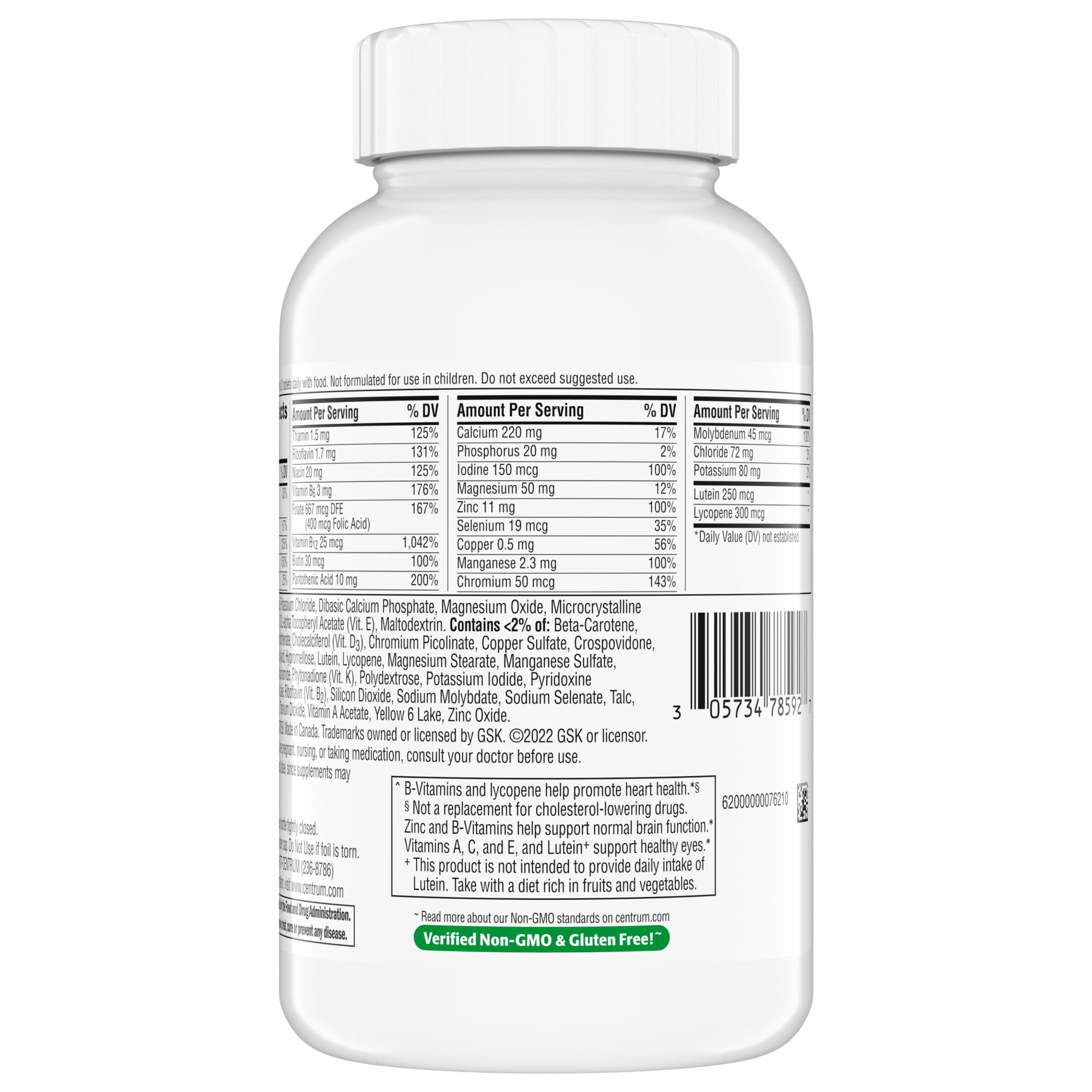 Buy Centrum Minis Silver Multivitamin for Adults 50 Plus, Multimineral