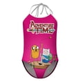 thumbnail image 4 of Adventure Time Jake The Dog Girls Swimsuits One Piece Bathing Suit Cute Toddler Kids Pool Beach Swimwear Quick Dry 3-8 Years, 4 of 6