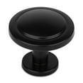 thumbnail image 7 of YIHATA  1-1/4" (31mm) Zinc Alloy Cabinet Knob, Matte Black, 6 Pack, 7 of 7