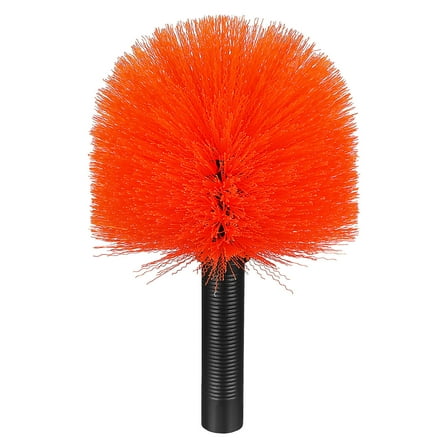 Pawsdot Orange Cobweb Duster Head Outdoor Spider Web Remover Brush for Home and Garden