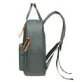 thumbnail image 3 of Mochila escolar unisex KAUKKO KS06 gris con compartimento para computadora portátil de 10 pulgadas 13.2 L, 3 of 5