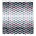 thumbnail image 3 of Ethnic Shower Curtain, Retro Boho Oval Forms with Traditional Effects Zen Culture Pattern, Fabric Bathroom Set with Hooks, 69W X 84L Inches Extra Long, Navy Blue Magenta Black, by Ambesonne, 3 of 3