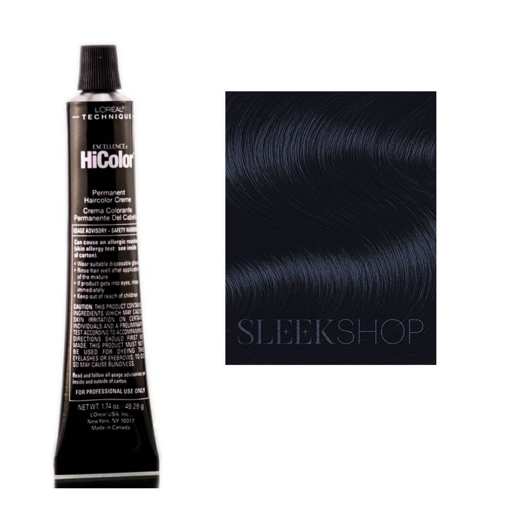 L'oreal Paris Excellence Hicolor Permanent Hair Color, Black Sapphire