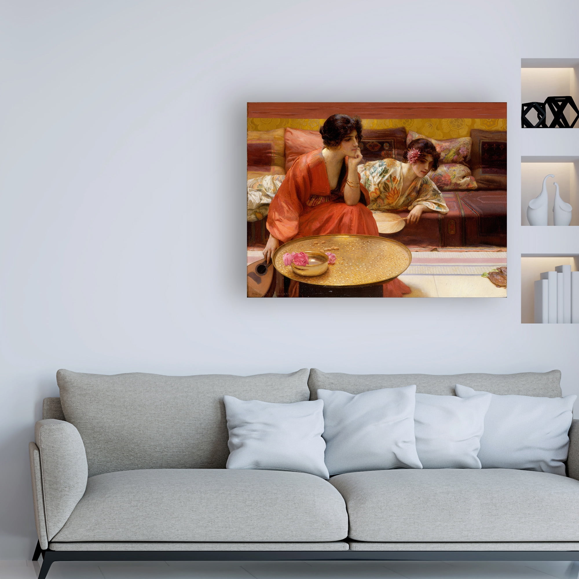 Mowbray 'Idle Hours' Canvas Art