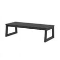 thumbnail image 5 of Modern Solid Wood Outdoor Slat-Top Coffee Table - Black Wash, 5 of 5