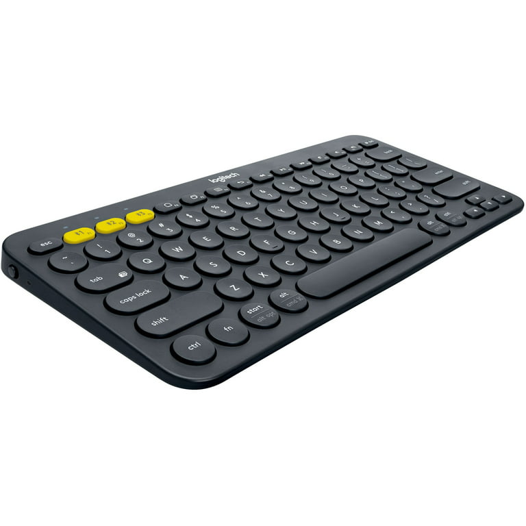 Glæd dig Munk dilemma logitech k380 multi-device bluetooth keyboard windows, mac, chrome os,  android, ipad, iphone, apple tv compatible with flow cross-computer control  and easy-switch up to 3 devices dark grey - Walmart.com