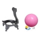 thumbnail image 3 of Silla de pelota de yoga Sharpla para oficina fitness Rosa, 3 of 8