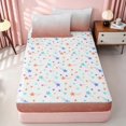 thumbnail image 4 of Homewish Pink White Zipper Queen Comforter Set with Fitted Sheet and 2 Pillowcases, Abstract Gradient Ombre Zipper Bedding Set, 4 of 7