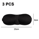 thumbnail image 2 of Máscara para dormir, paquete de 3, máscaras para ojos 3D que bloquean la luz para dormir, venda para los ojos para dormir de lado, 2 of 5