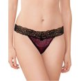 thumbnail image 2 of Maidenform String en Dentelle Aguichant Indispensables pour Femmes, 9, Imprimé Léopard Tacheté/baie Écarlate, 2 of 3