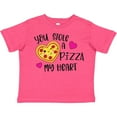 thumbnail image 3 of Inktastic Valentine's Day You Stole a Pizza of My Heart Boys or Girls Toddler T-Shirt, 3 of 5