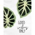 thumbnail image 2 of Allen, Kimberly 15x18 Gold Ornate Wood Framed with Double Matting Museum Art Print Titled - Good Vibes Leaves, 2 of 4