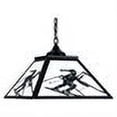 thumbnail image 2 of Meyda Tiffany 15422 16" Square Skier Pendant - Black, 2 of 2