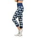 thumbnail image 1 of Gibobby Pantalones de yoga Recortado para Yoga Pilates Pantalones Estampado floral Leggings Pantalones coloridos Mujeres corriendo Pantalones de yog(Azul,XL), 1 of 4