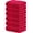 Burgundy, variant on Luxury Wash Cloths for Showering [13x13] – 100% Cotton Washcloths [Pack of 4], Soft and Absorbent Face Towels for Bathroom Wash Clothes, Gym, and Spa (Eloquent Blue)