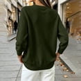 thumbnail image 5 of Edvintorg Womens Sweater Long Sleeve Loose Knit Sweaters Crew Neck Casual Pullover Top Plus Size Fashion Clothing Army Green L, 5 of 7