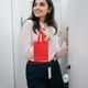 thumbnail image 5 of 10 bolsas de regalo rojas pequeñas, bolsas de regalo rojas, bolsas de papel, bolsas de regalo rojas con asas, 5 of 6