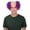 Purple, variant on Mens Scary Bald Clown Curly Wigs Collection | Cosplay Halloween Wigs