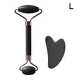 thumbnail image 1 of Ensemble de Rouleaux de Massage Quartz Rose Non-Jadé pour Visage, Rasage Beauté Double Tête, 1 of 1