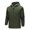thumbnail image 1 of Chaqueta de otoño para hombre Chaqueta deportiva a prueba de viento e impermeable Chaqueta de talla grande Pompotops  oipoqjl9164, 1 of 8