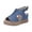Blue, variant on Wedge Sandals for Women Platform Sandals Orthopedic Sandals for Women Comfortable Espadrille Sandals Dressy Summer Open Toe Ankle Strap Low Heel Fashion Strappy Beach Shoes Black Sandals Women