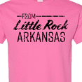thumbnail image 4 of Inktastic From Little Rock Arkansas in Black Distressed Text T-Shirt, 4 of 5