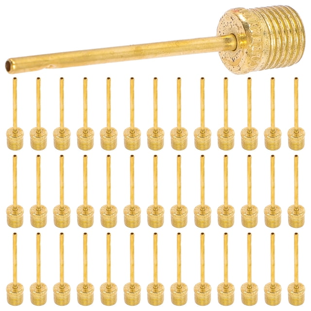 MOKKHNB 100Pcs Basketball Needle for Inflating Sports Balls Safe Durable Metal Pump Needles