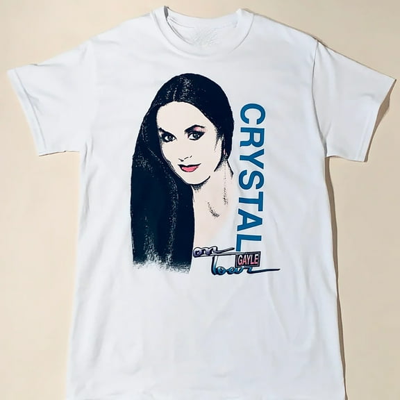 Crystal Gayle On Tour Cotton All Size Unisex White