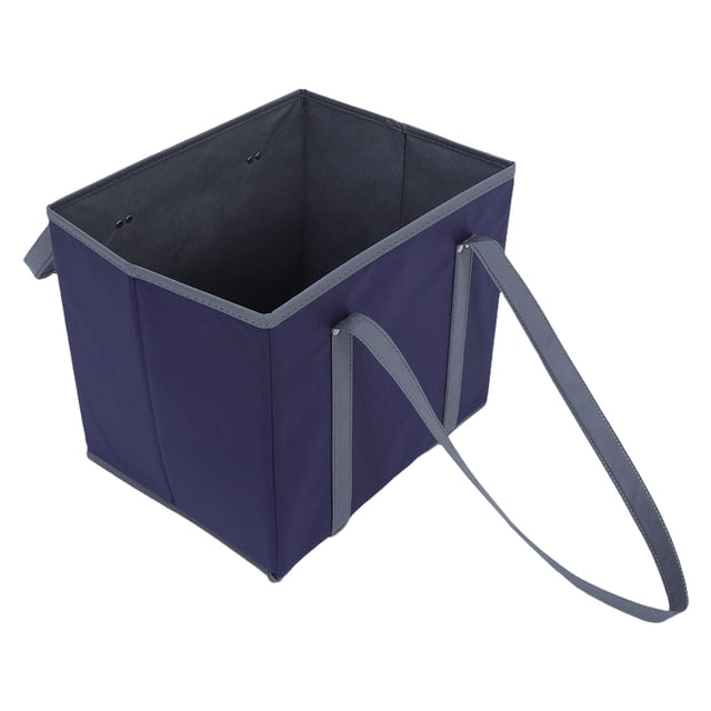 UPGRATOR Bolsa De Mano Reutilizable Y Plegable Con Asas Para Supermercado En Color Azul Oscuro