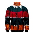 thumbnail image 4 of Nueva chaqueta con cuello alto y cremallera con estampado digital 3D de teñido anudado para hombre y mujer, chaquetas de manga larga, ropa de calle cómoda, abrigos económicos para hombre, 4 of 5
