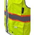 thumbnail image 2 of Fierce Safety Brilliant Surveyors Class 2 Meshed Green Vest with Luminous Reflective Tape, 2 of 7