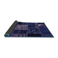 thumbnail image 2 of Ahgly Company Indoor Rectangle Patchwork Blue Transitional Area Rugs, 5' x 7', 2 of 4