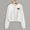 White, variant on IMENGL Embroidery butterfly long sleeve zipper pocket hooded sweatshirt, White XL, Size M-XL